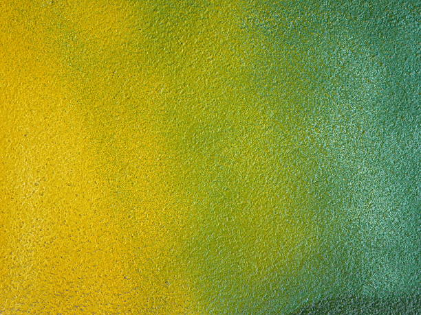 istock Green and yellow color on the walls 498030559