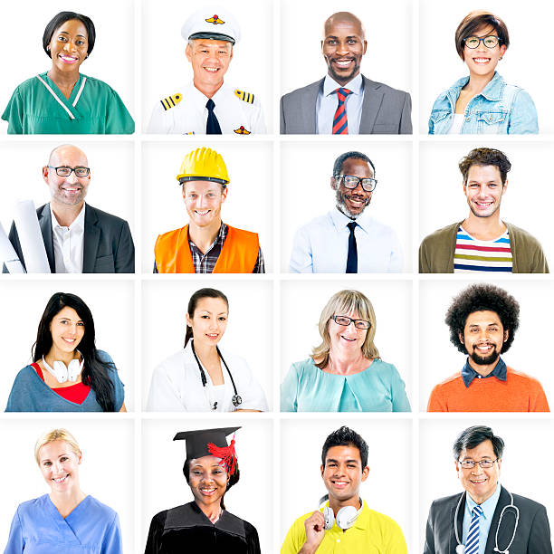istock Portrait of Multiethnic Mixed Occupation People 498030587