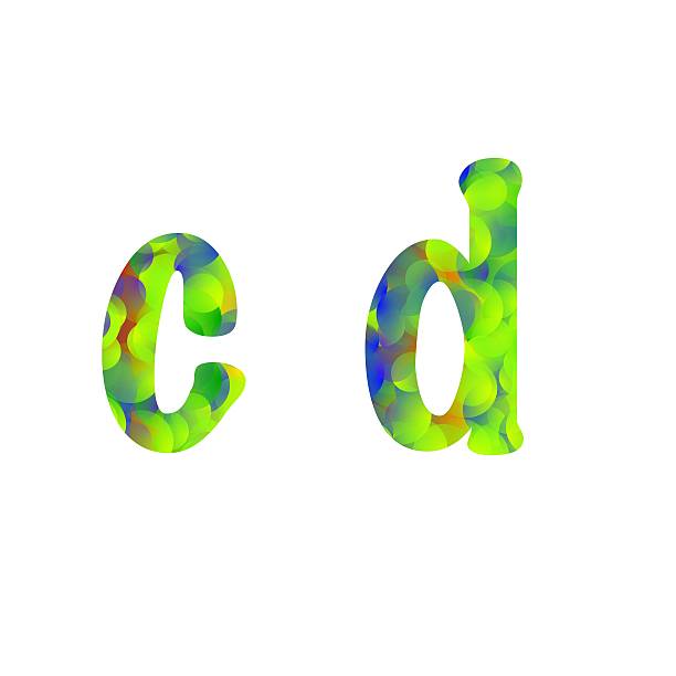 istock Multicolored drawing  Font, Set of Isolated 498031077