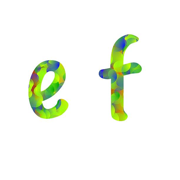 istock Multicolored drawing  Font, Set of Isolated 498031197