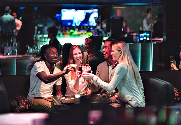istock Friends gathering in the club 498032031