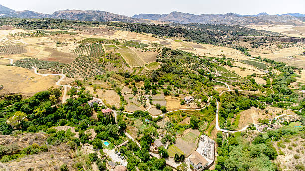 istock Ronda gorge and view to mountains 498032559