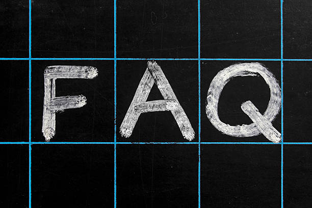 istock abbreviation FAQ handwritten on black chalkboard 498047779