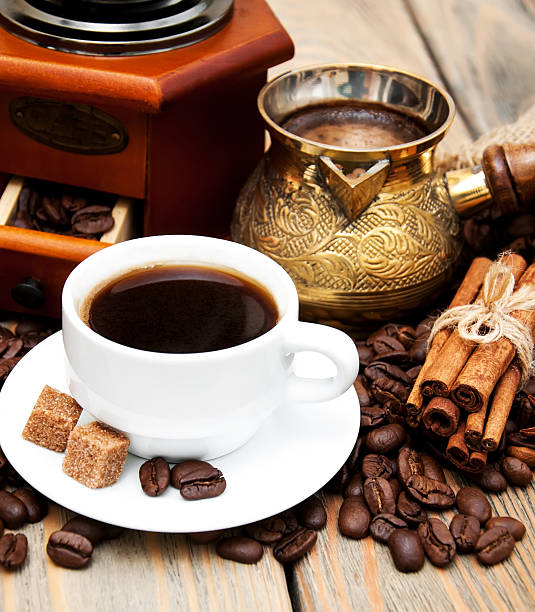 istock coffee cup and metal turk 498050402