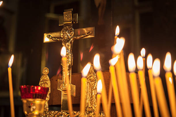 Candles in Kazan Cathedral