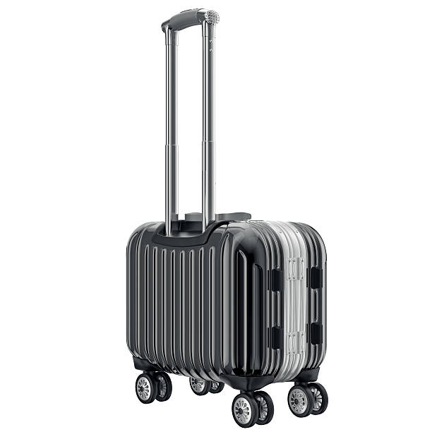 istock Metal luggage black 498052568