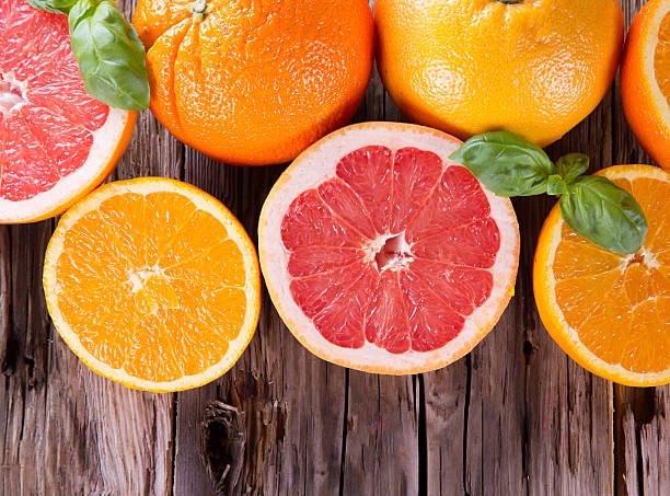 istock Fresh fruits on wood. 498052997