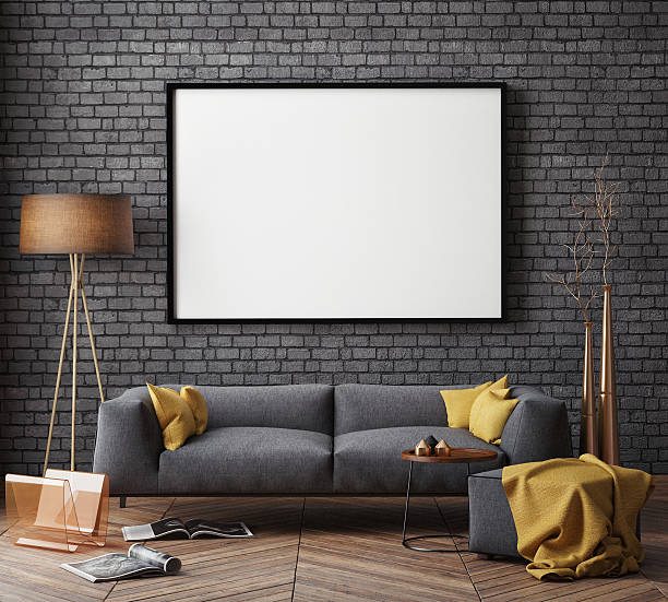 istock mock up poster with vintage hipster loft interior background 498053978