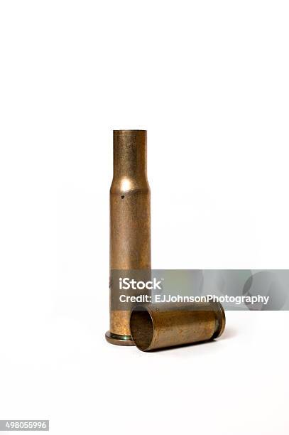 Empty Bullet Shell Casings Stock Photo - Download Image Now - 2015