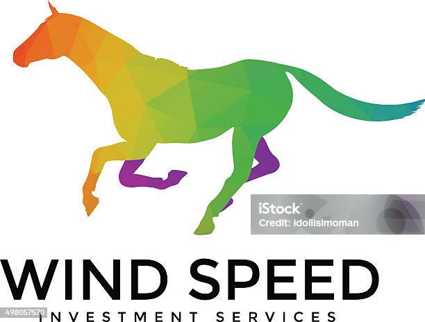 Running Horse Logo Template Stock Illustration - Download Image Now - Herd, Horse, 2015