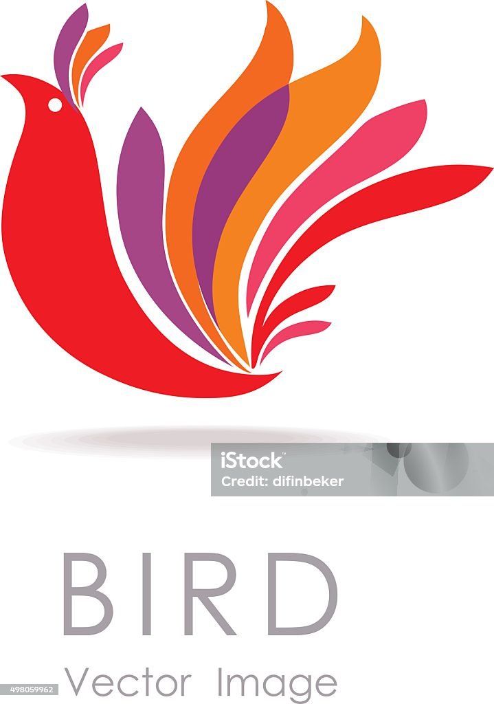 Bird Sign Vector Sign A Bird Design Template Stock Illustration - Download Image Now ...