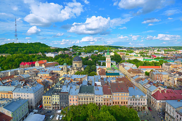 istock Lviv City skyline 498062285