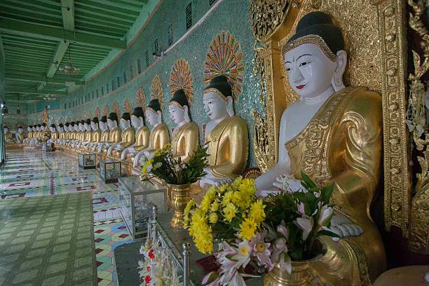 istock Temple of the 45 Buddhas, Mandalay, Myanmar 498062998