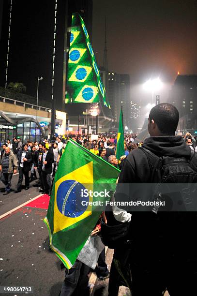 Os Manifestantes - Fotografias de stock e mais imagens de América do Sul - América do Sul, Ao Ar Livre, Bandeira