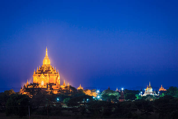 istock Temples of bagan at night, Bagan, Myanmar 498064803