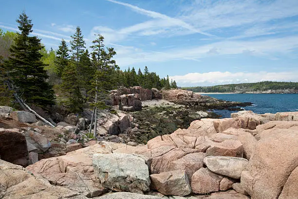 Photo of Thunder hole in Acadia National Park at Maine