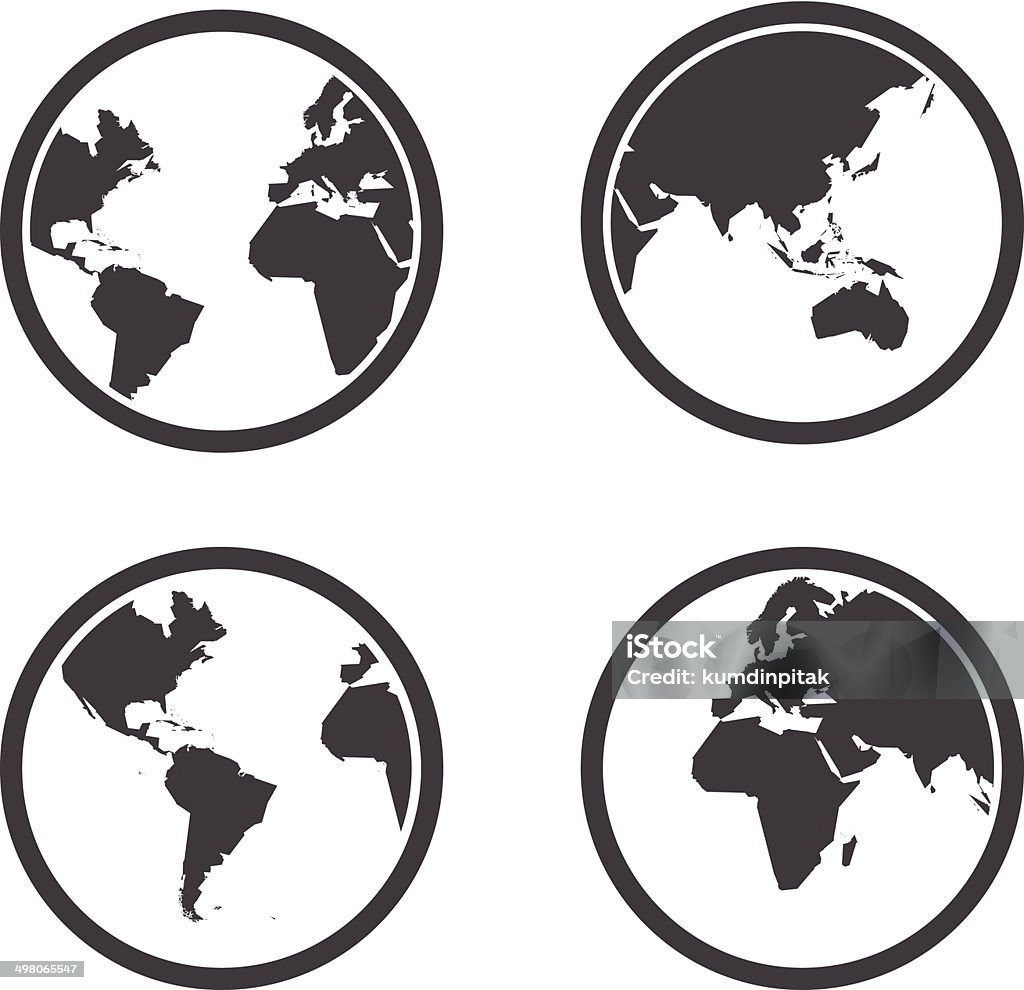 The Earth. vector  illustrations EPS10 The Earth - Illustration Africa stock vector