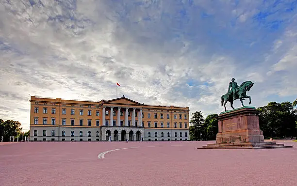 Royal Palace (Slottet) in Oslo, Norway