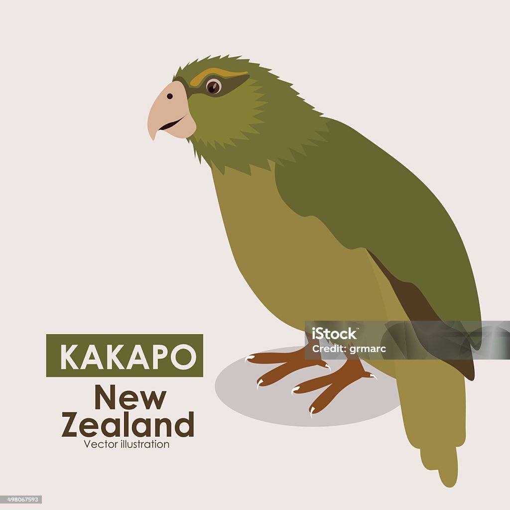 New zealand design New zealand design over beige background, vector illustration Animal stock vector
