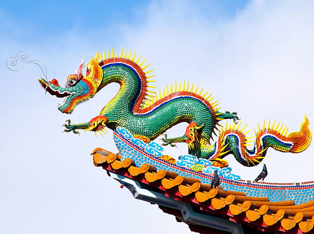 istock The corner of  temple roof 498067811