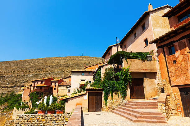 picturesque view of  spanish town. Albarracin, Aragon