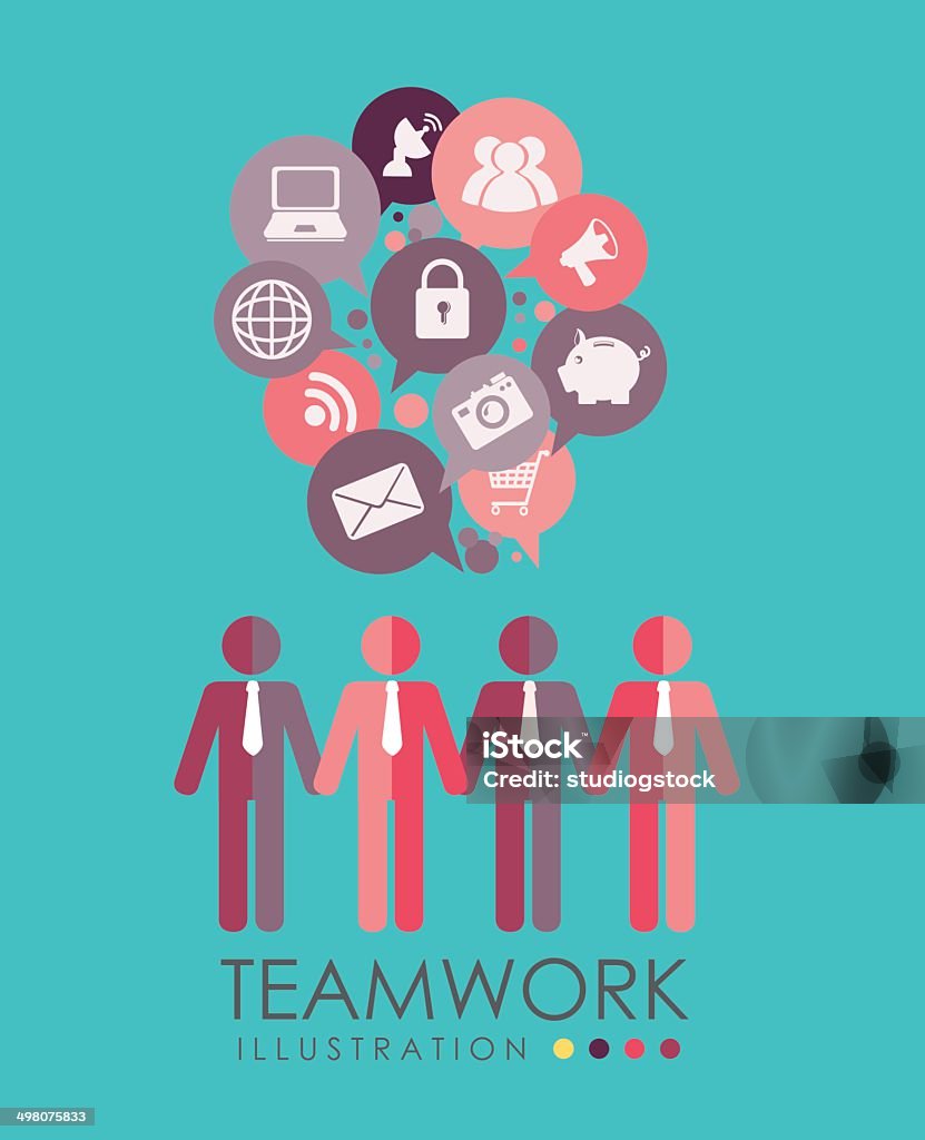 Teamwork Roles Stock Photo Teamwork Stock Illustration - Download Image Now - Adult, Business ...