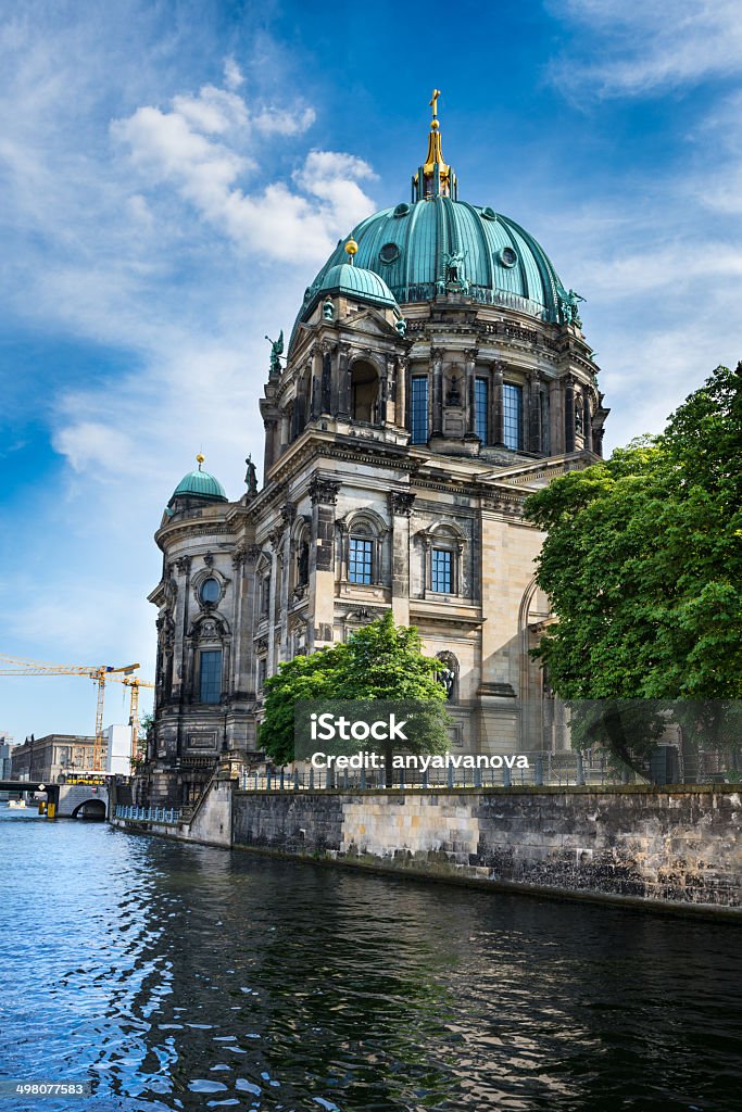 Berlin Catherdal from across the water Berlin Catherdal from across the water on a sunny day Architecture Stock Photo