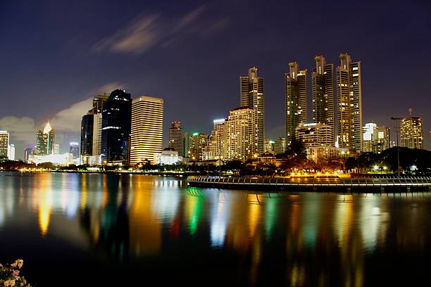 istock The city at night. 498078141