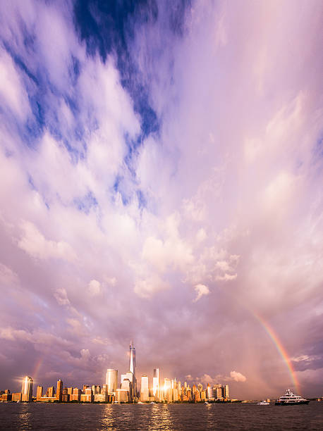 istock Rainbow over New York City 498078143
