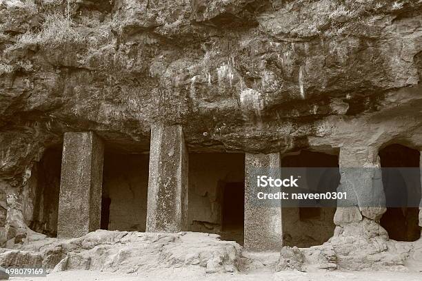Cuevas Elefanta Mumbai India Foto de stock y más banco de imágenes de Antiguo - Antiguo, Arqueología, Arte