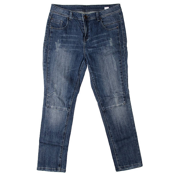 istock Blue Jeans isolated on white 498085839