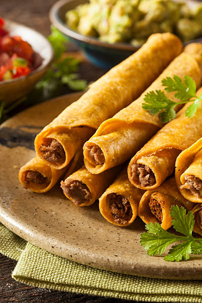 istock Homemade Mexican Beef Taquitos 498086705