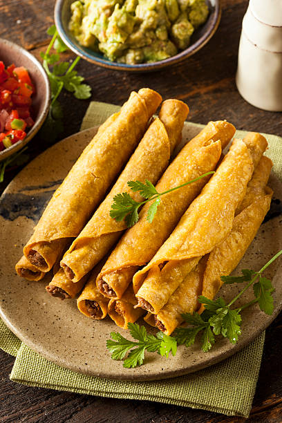 istock Homemade Mexican Beef Taquitos 498086715