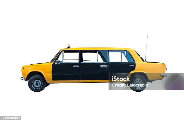 Taxi Limusina Lada Foto de stock y más banco de imágenes de Coche - Coche, Fondo blanco, Fotografía - Imágenes