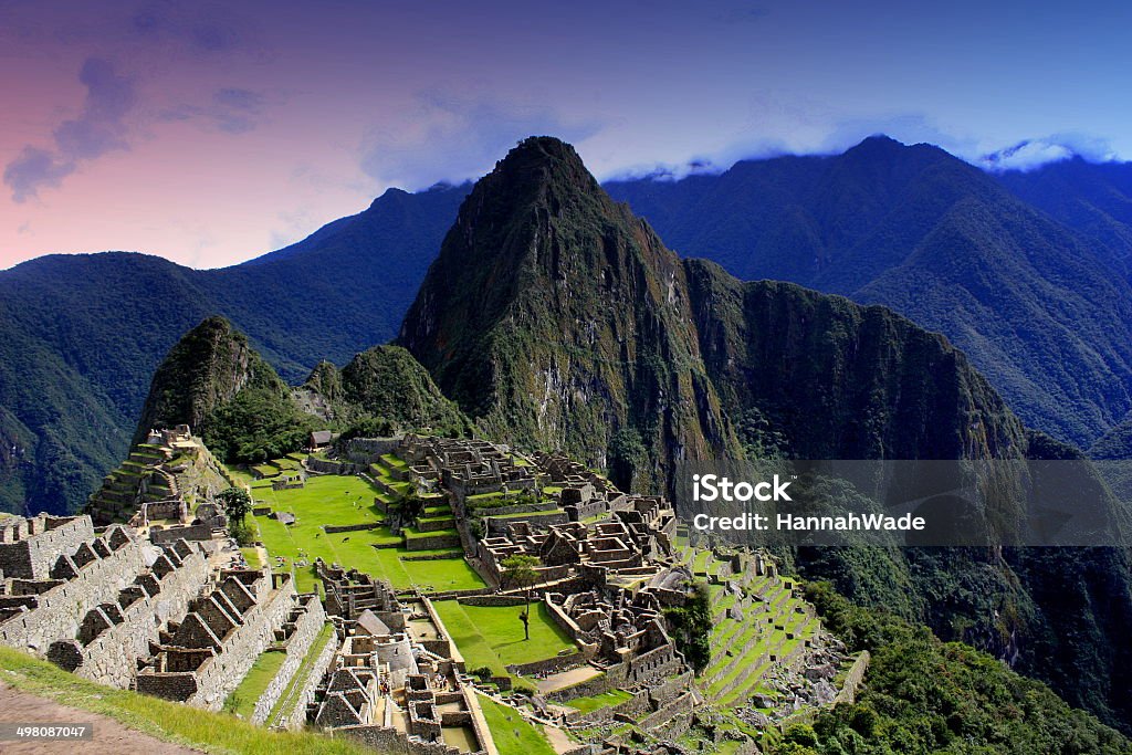 Machu Picchu A hidden paradise. Machu Picchu Stock Photo