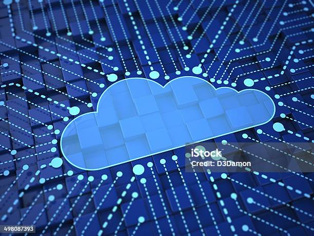 Cloud Computing Stock Photo - Download Image Now - Cloud Computing, Technology, Network Server