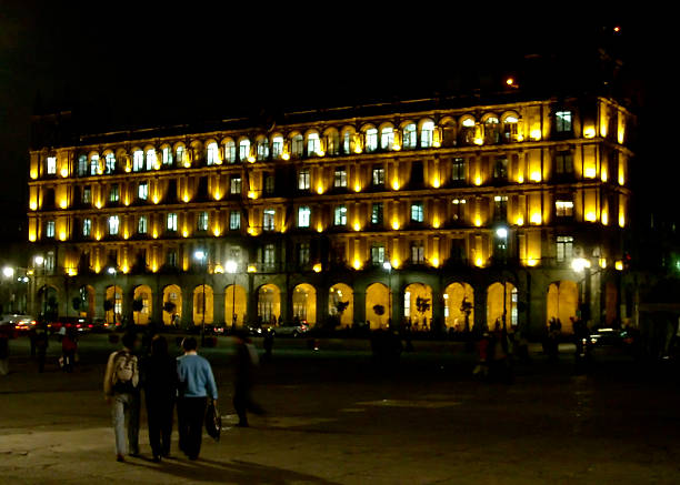 palacio de ayuntamiento, città del messico - city government town hall government building foto e immagini stock