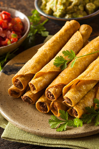 istock Homemade Mexican Beef Taquitos 498089137