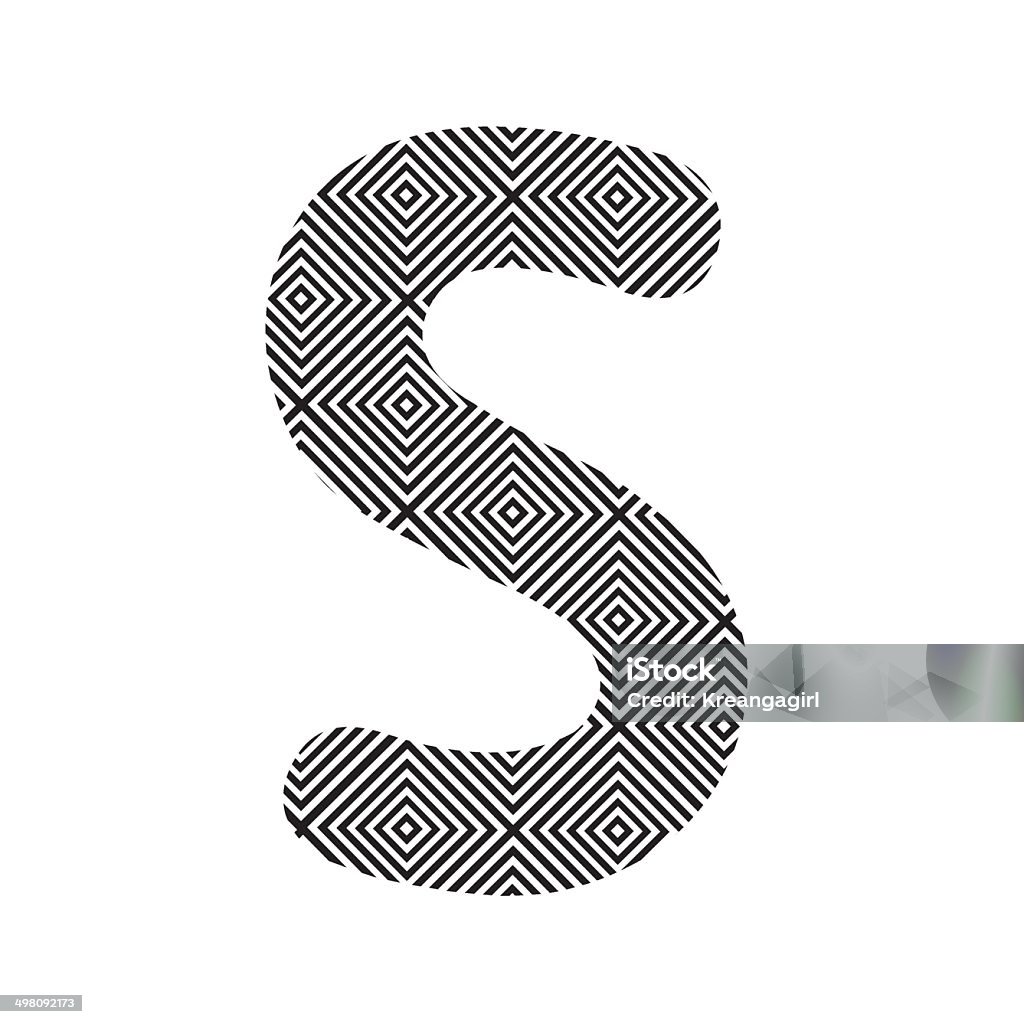 S Square Pattern Square Pattern Alphabet S Stock Illustration - Download Image Now ...