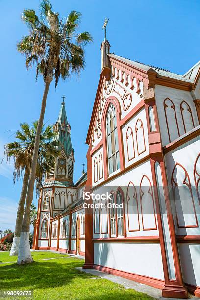 Colonial Church In Arica Stock Photo - Download Image Now - Architectural Dome, Arica, Beauty