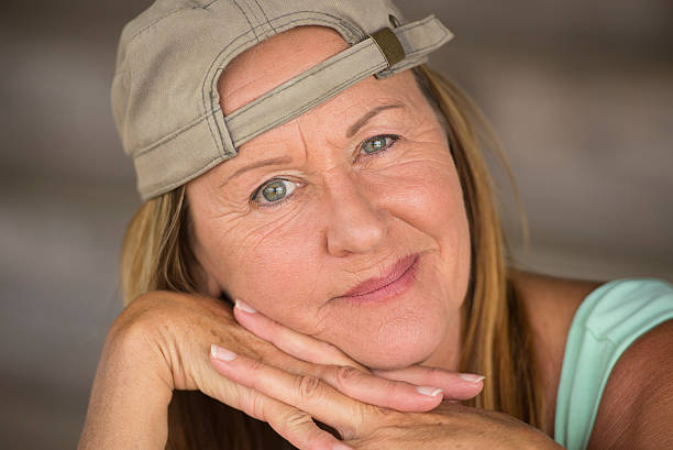 istock Portrait active fit happy woman closed eye 498093670