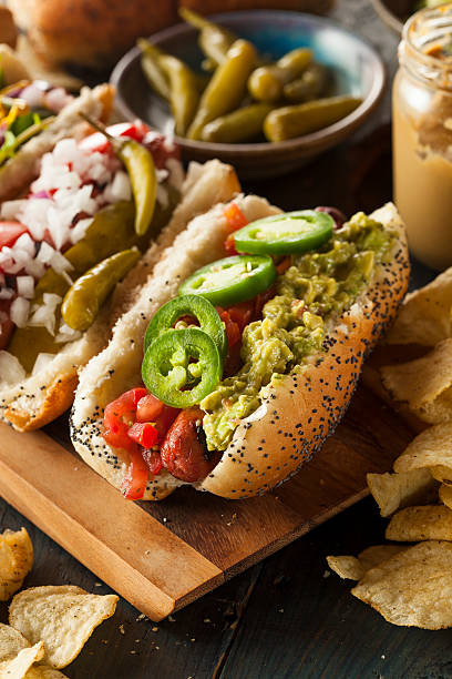 istock Gourmet Grilled All Beef Hots Dogs 498099297