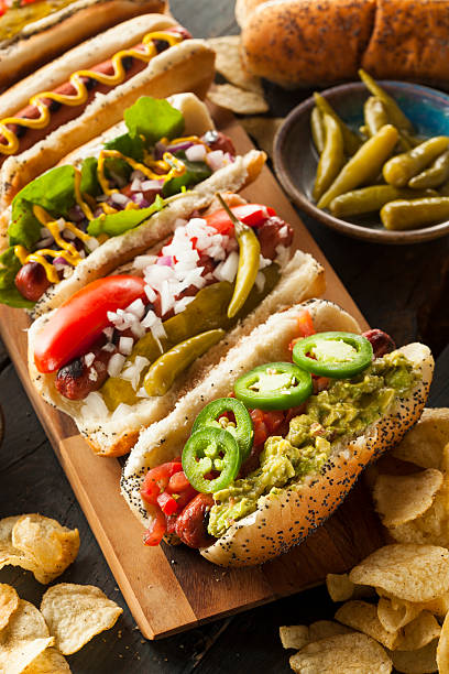 istock Gourmet Grilled All Beef Hots Dogs 498099315