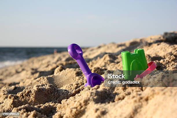 Plastic Toys For Beach Stock Photo - Download Image Now - Beach, Bucket, Coastline
