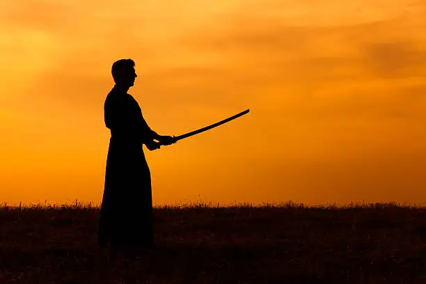 Photo of Kendo fighter