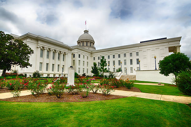 istock View of state capitol in Montgomery, Alabama 498100687