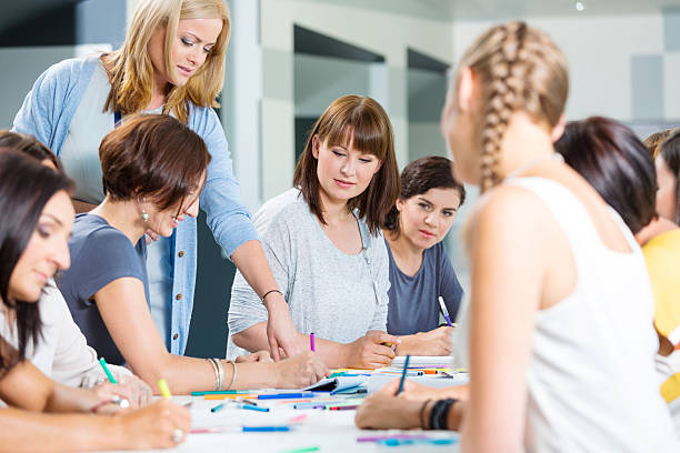 istock Group of women at the training 498101479