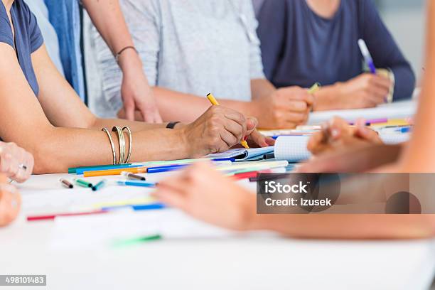 Group Of Women At The Training Stock Photo - Download Image Now - Adult, Adults Only, Aspirations