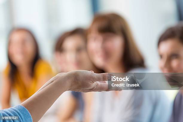 Group Of Women At The Training Stock Photo - Download Image Now - Businesswoman, Close-up, Discussion