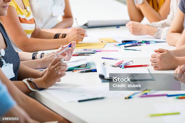 Group Of Women At The Training Stock Photo - Download Image Now - Business, Meeting, Teacher